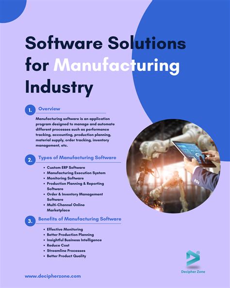 manufacturing software solutions